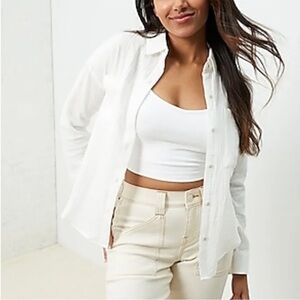 Upwest Coastal Cotton Button-Up Shirt S NWOT